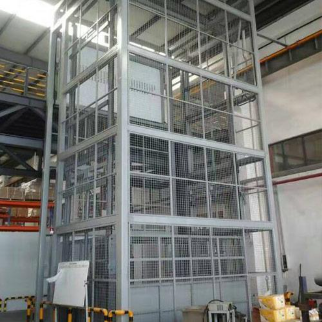 文罗镇导轨式升降平台货梯